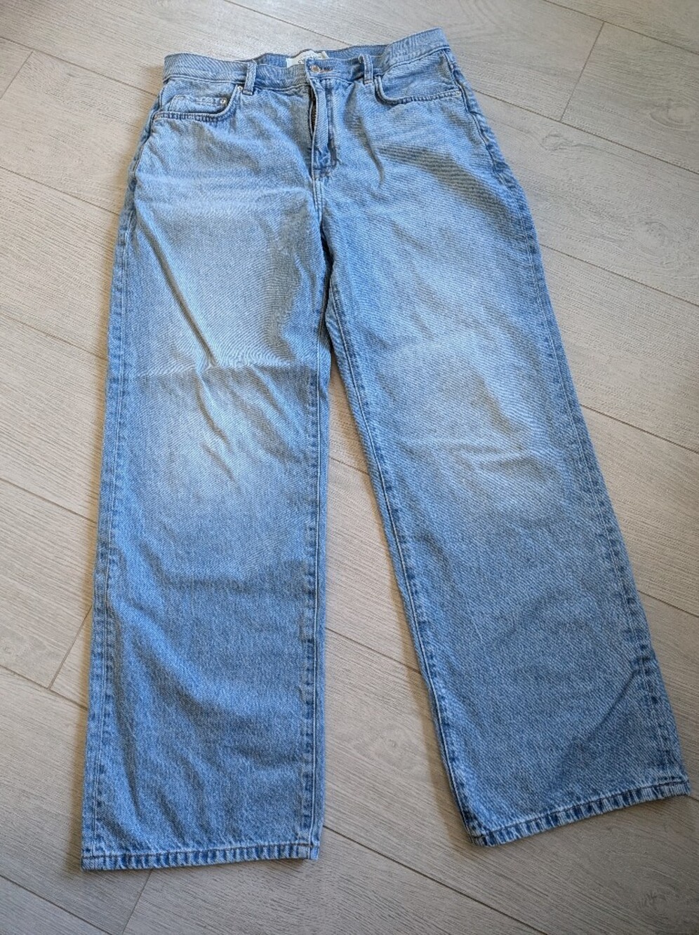 Dynamite Light Blue Wide Leg Jeans